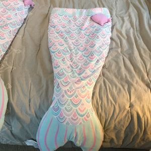 Mermaid tail sleep sac